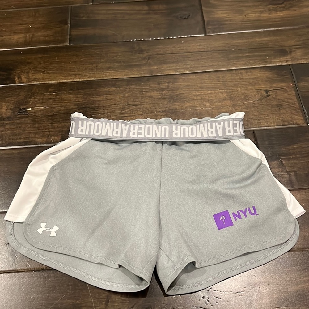 NYU athletic shorts
